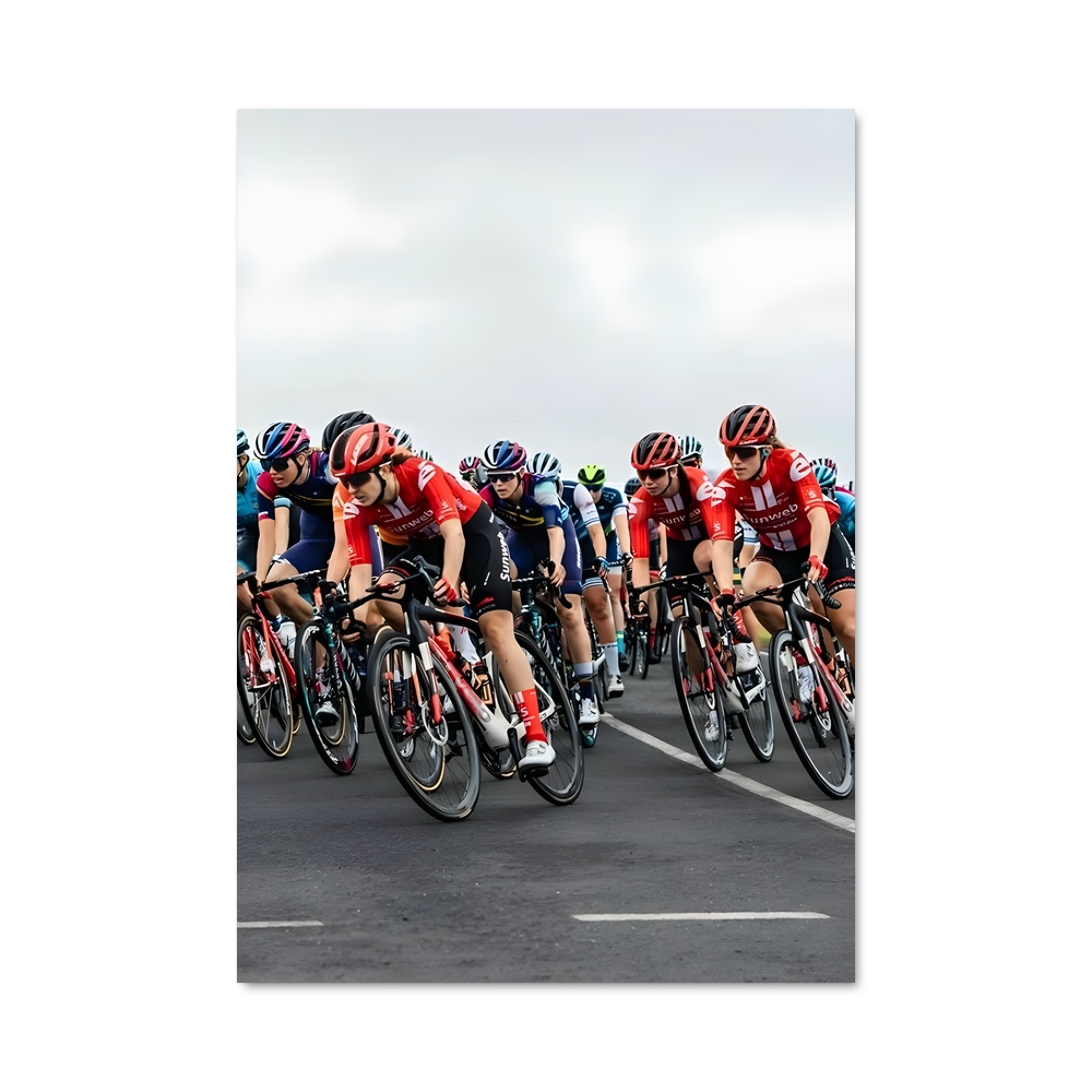 Poster Olympic cycling cyclistes